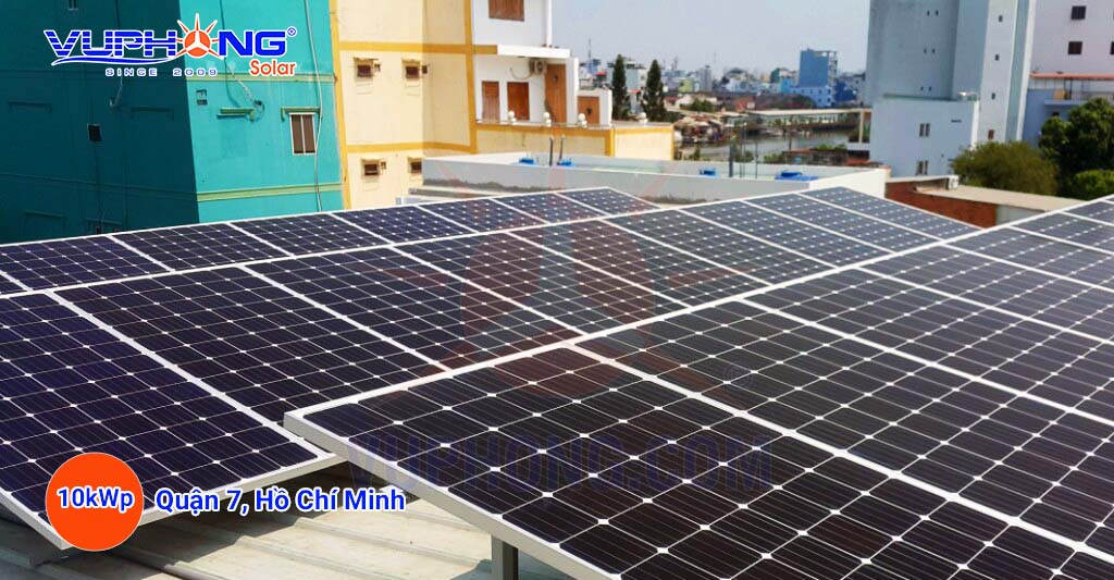 Dự án lắp hệ thống điện mặt trời 10 kWp, EPC hộ gia đình, Hồ Chí Minh