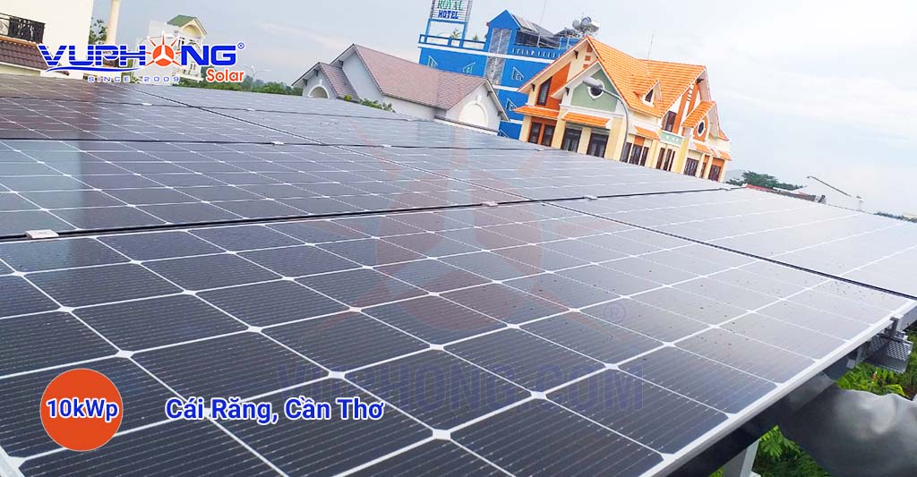 Dự án lắp hệ thống điện mặt trời 10 kWp