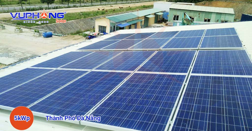 Dự án lắp hệ thống điện mặt trời 5 kWp tại Thành Phố Đà Nẵng