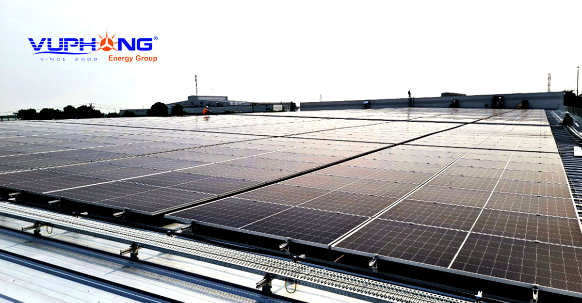 Hệ thống điện mặt trời tại nhà máy Việt Nam Nippon Seiki