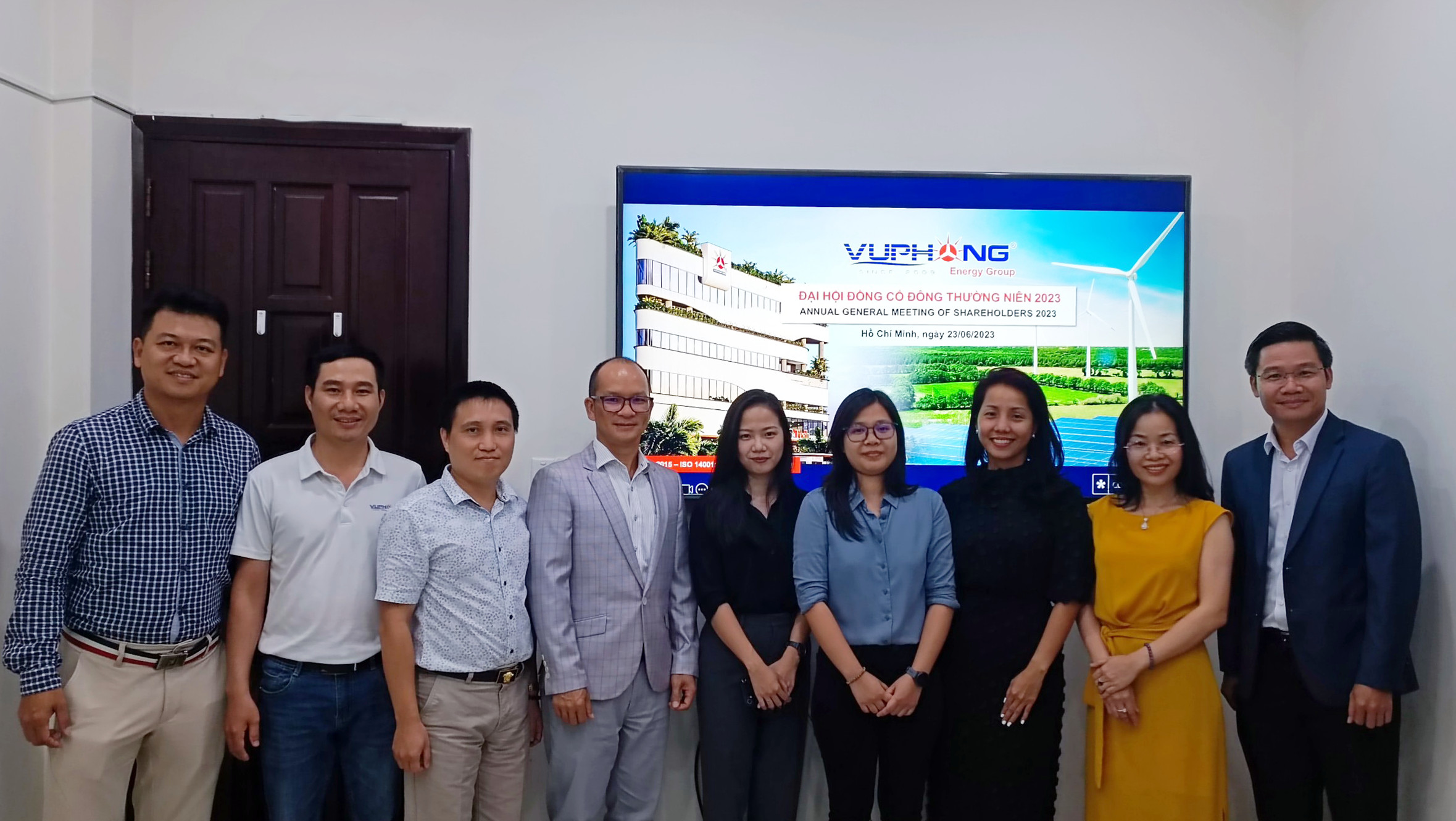 HĐQT Vũ Phong Energy Group cùng đại diện Ban Giám đốc