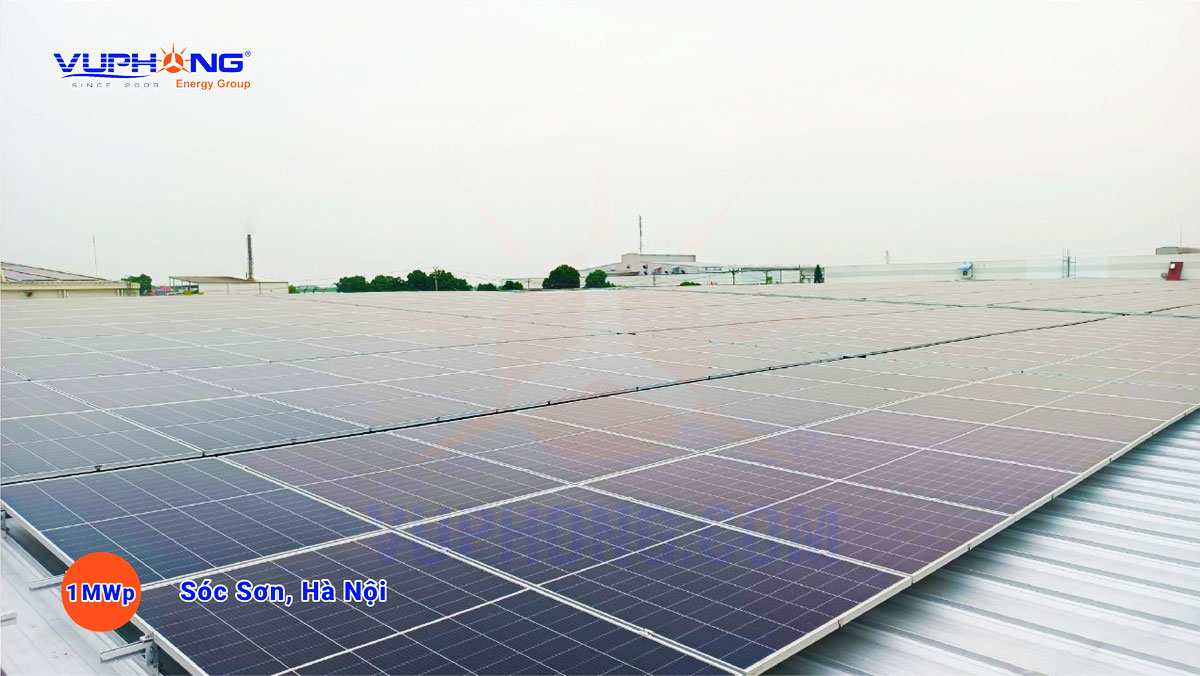 Hệ thống điện mặt trời công suất 1 MWp