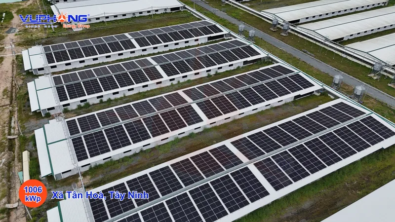 1.006,88 kWp, ELA Công ty TNHH Chăn nuôi Thảo My, Tây Ninh