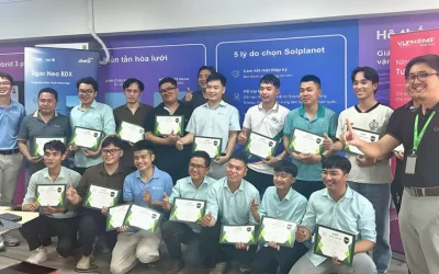 Vũ Phong Energy Group cùng Solplanet và Jinko Solar tổ chức thành công lớp đào tạo kỹ thuật điện mặt trời – Lớp Cơ bản Khóa 1