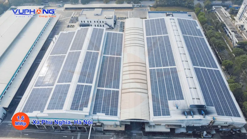 1,6 MWp, ELA - Công Ty TNHH GSK Việt Nam, Hà Nội
