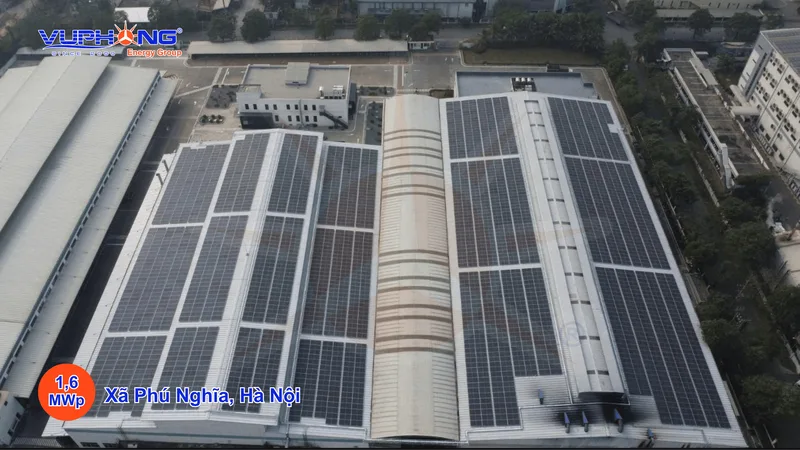 1,6 MWp, ELA - Công Ty TNHH GSK Việt Nam, Hà Nội